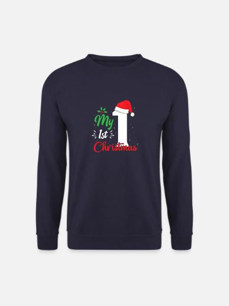 My 1st Christmas - Unisex Pullover - Navy