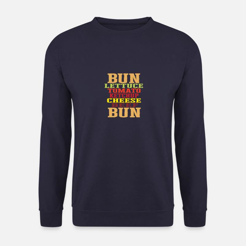Hamburger Burgeraufbau - Unisex Sweatshirt - navy