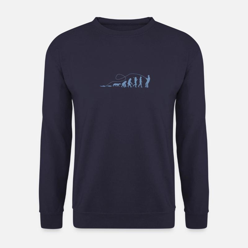 Evolution Angler TShirt - Unisex Sweatshirt - navy