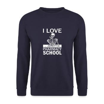 Medizin Droge Pharmazeutischer Techniker Apotheker - Unisex Pullover - Navy - Vorne - Alina (178cm) & Michal (187cm)