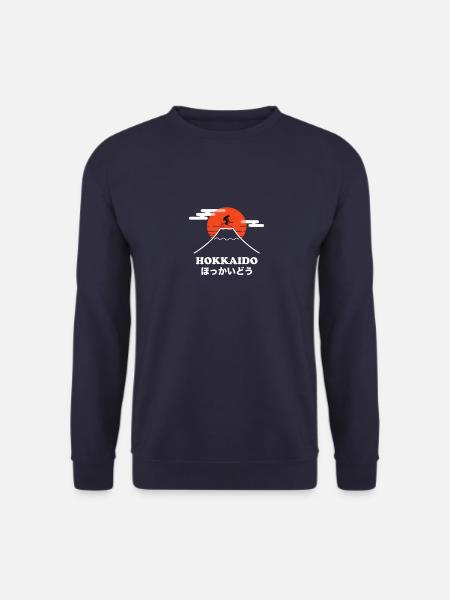 Ski, Japan Hokkaido Ski, Japan Hokkaido - Unisex Pullover - Navy