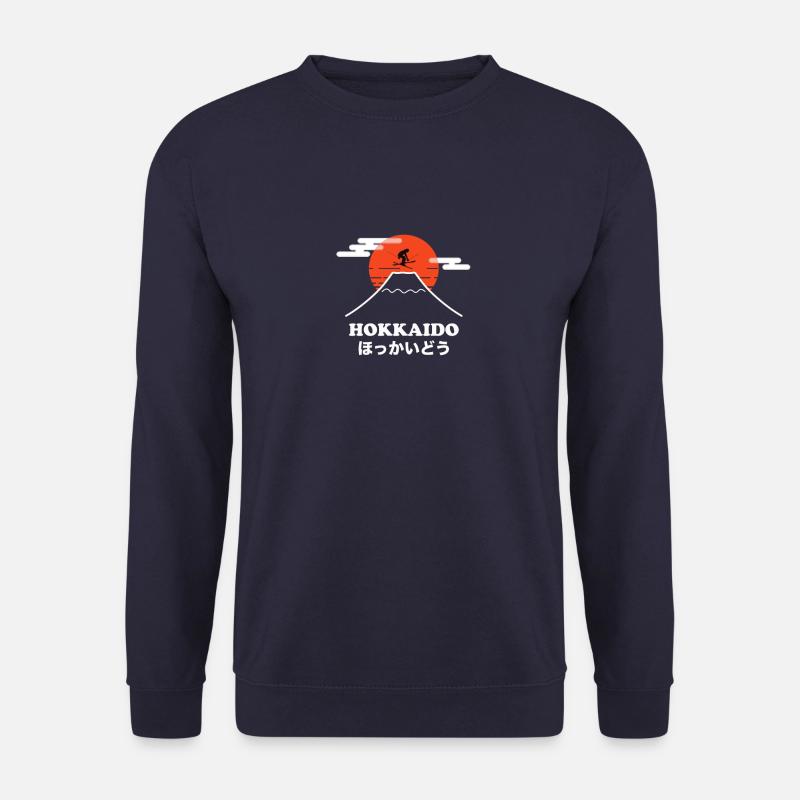 Ski, Japan Hokkaido Ski, Japan Hokkaido - Unisex Pullover - Navy