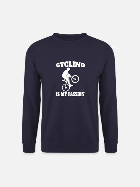 Fahrrad Radeln Mountainbike Fahrradtour Radfahren - Unisex Pullover - Navy