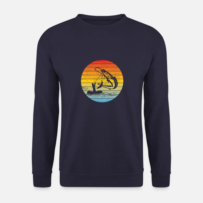 Pêche Pêche Hameçon de pêche - Sweat-shirt Unisexe - marine