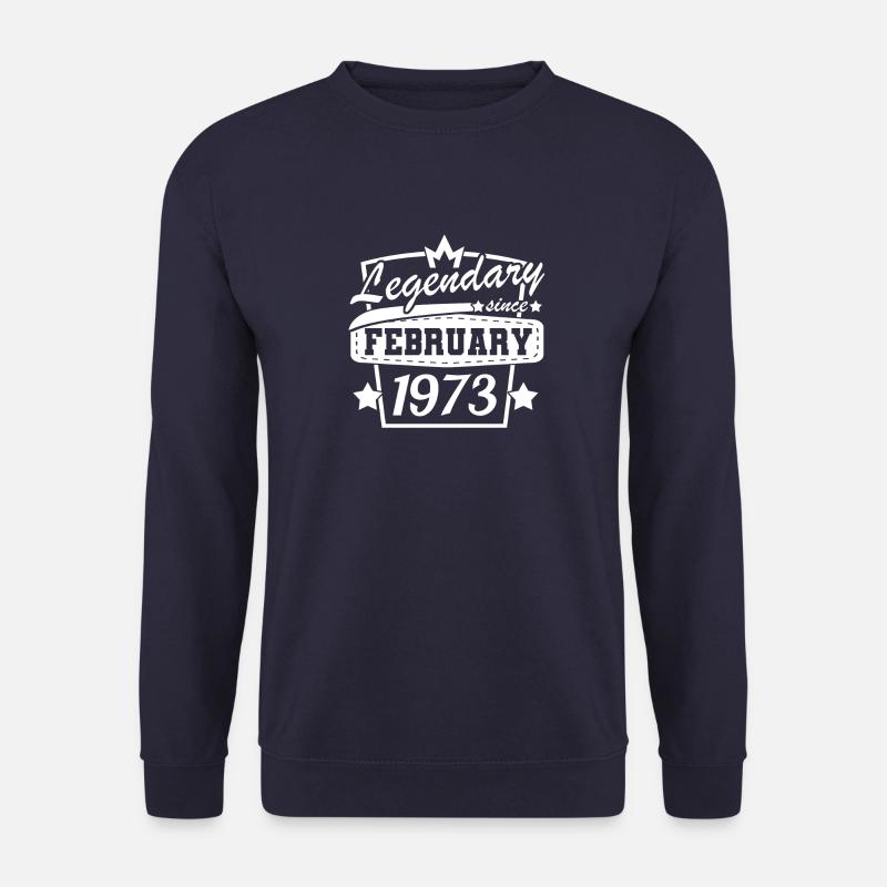 February 1973 Retro Birthday - Unisex Sweatshirt - navy