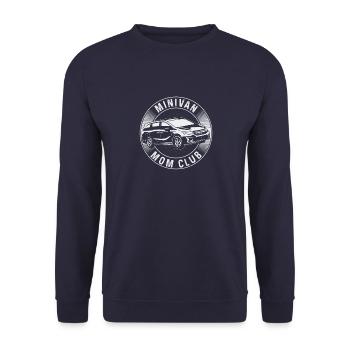 Fahrten Minivan Super Mom Minivan Mütter Lebenssti - Unisex Pullover - Navy - Vorne - Alina (178cm) & Michal (187cm)