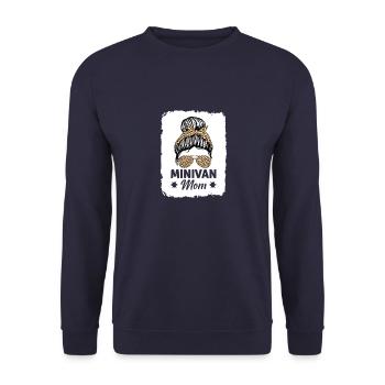 Fahrten Minivan Super Mom Minivan Mütter Lebenssti - Unisex Pullover - Navy - Vorne - Alina (178cm) & Michal (187cm)