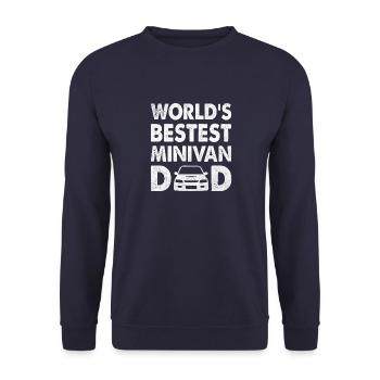 Rides Minivan Dad Life Driving Minivan Dads Gesc - Unisex Sweatshirt - navy - Front - Alina (178cm) & Michal (187cm)