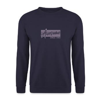 Awesome Since 1993 Birthday Retro - Unisex Sweatshirt - navy - Front - Alina (178cm) & Michal (187cm)