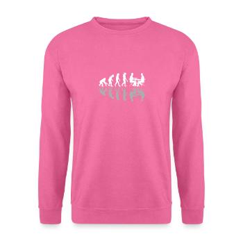 Human Evolution Chess Player Pieces Board Games - Unisex Pullover - Pink - Vorne