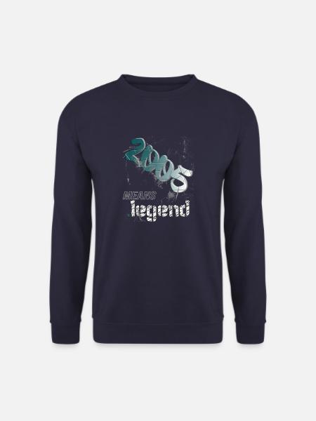 18. Geburtstag 18 Jahre Legende 05 Lustig Geschenk - Unisex Pullover - Navy