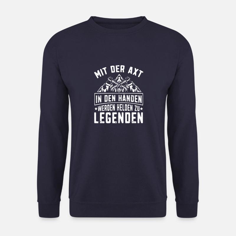 Bushcraft Survival Überleben in der Bushcrafter - Unisex Pullover - Navy