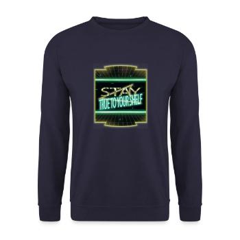 Joke Books amoureux drôle idée présente - Sweat-shirt Unisexe - marine - Devant - Alina (178cm) & Michal (187cm)