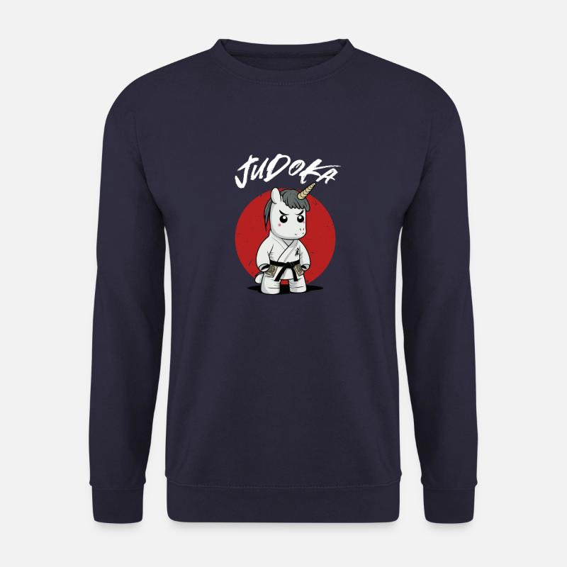 Niedliches Judoka Einhorn - Judo Judoist - Unisex Pullover - Navy