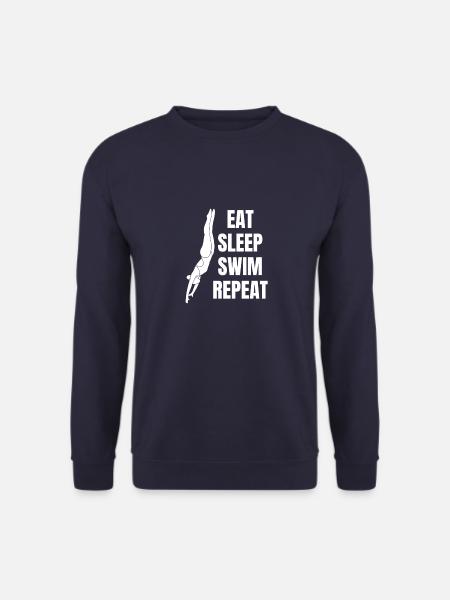 Schwimmverein Schwimmer Frau Schwimmen Schwimmerin - Unisex Pullover - Navy