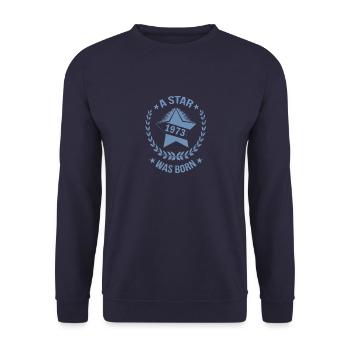 Une star est née en 1973 - Sweat-shirt Unisexe - marine - Devant - Alina (178cm) & Michal (187cm)