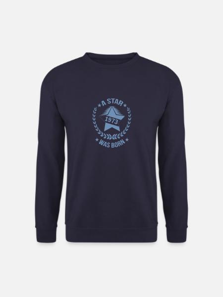 Ein Star wurde 1973 geboren - Unisex Pullover - Navy