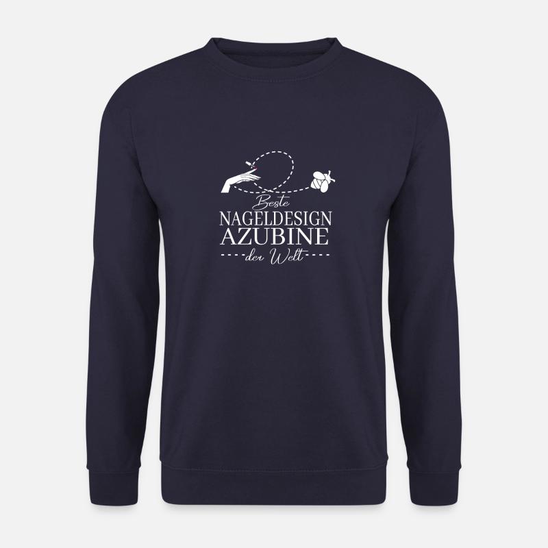 Beste Nageldesign Azubine Nageldesignerin Geschenk - Unisex Pullover - Navy