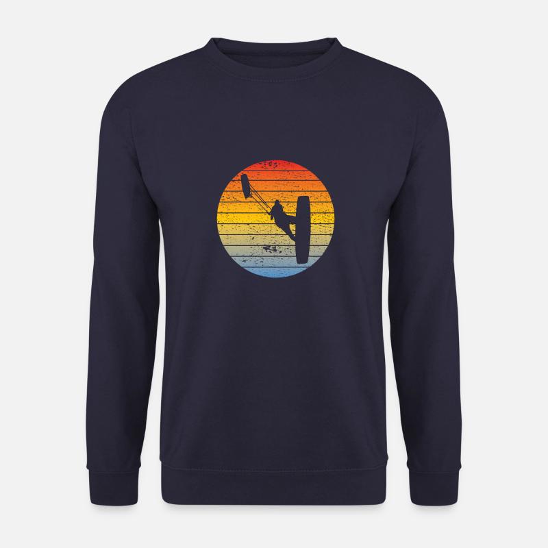 Kitesurfer Kitesurfing Windsurfer Windsurfing - Unisex Pullover - Navy