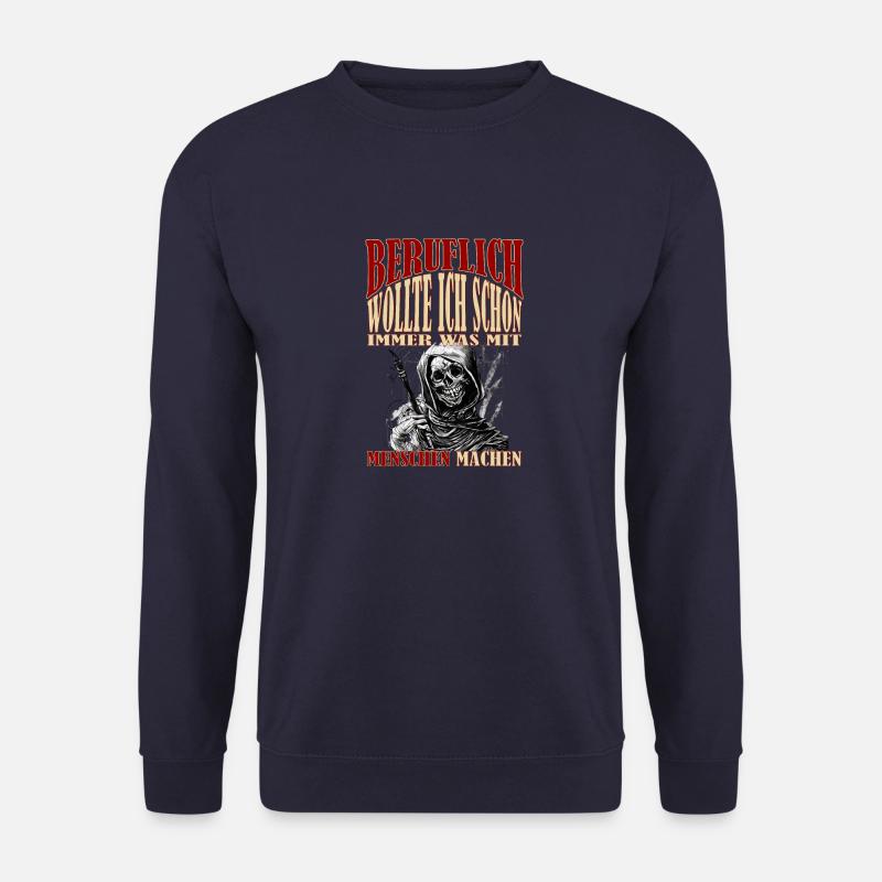 Beruflich mit Menschen arbeiten - Unisex Pullover - Navy