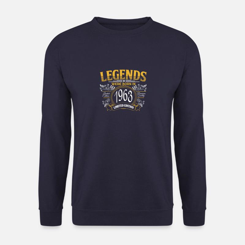 Legenden wurden 1963 geboren - Unisex Pullover - Navy