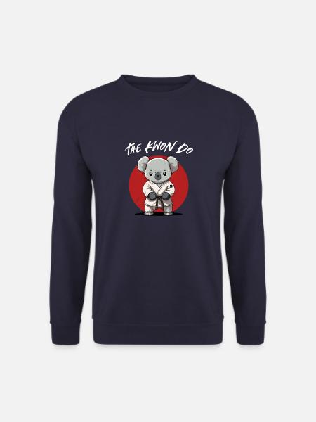 Niedlicher Taekwondo Koala - Lustiger TKD - Unisex Pullover - Navy