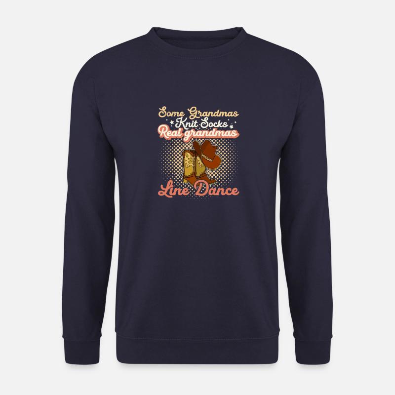Western Country Tänzer Linedance Spruch - Unisex Pullover - Navy