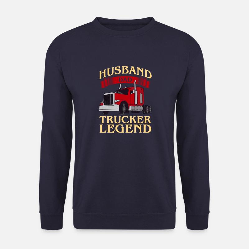 Ehemann Papa Trucker Legende - Unisex Pullover - Navy