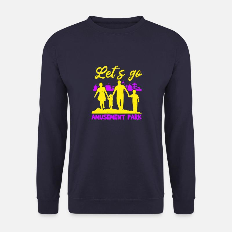 LET'S GO VERGNÜGUNGSPARK - Unisex Pullover - Navy