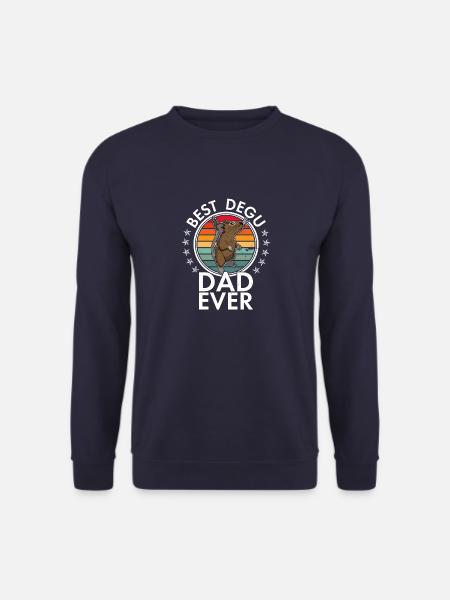 Degu Hamster Tierfreund Haustier Deguhalter - Unisex Pullover - Navy