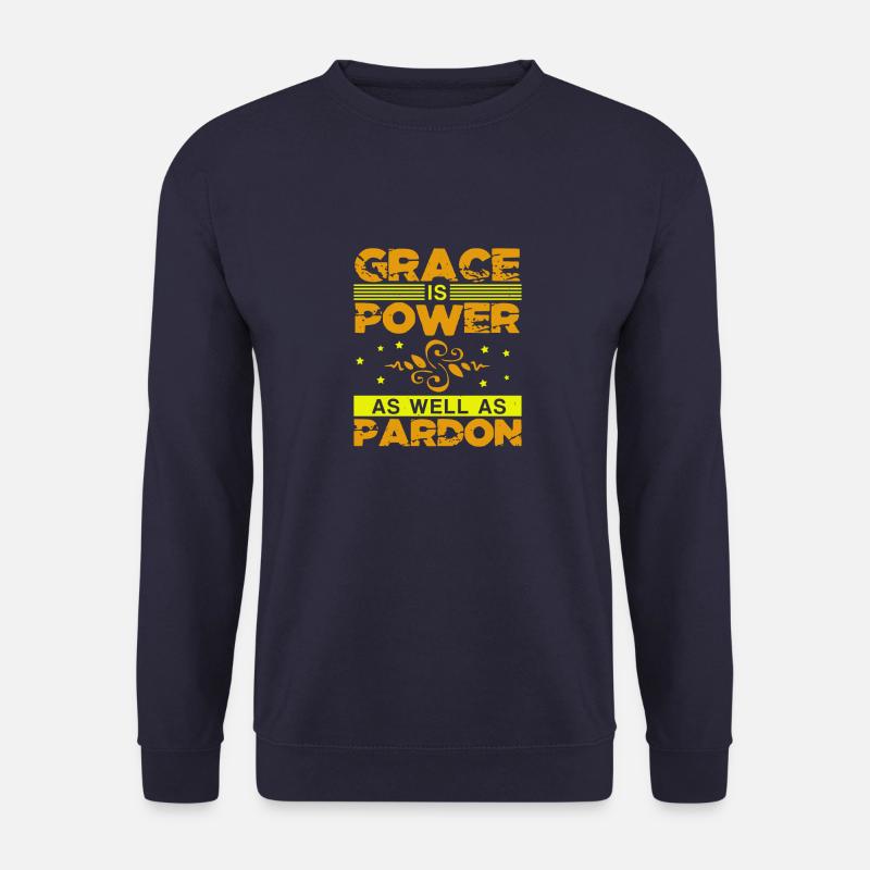 GRACE POVER SOWIE PARDON - Unisex Pullover - Navy