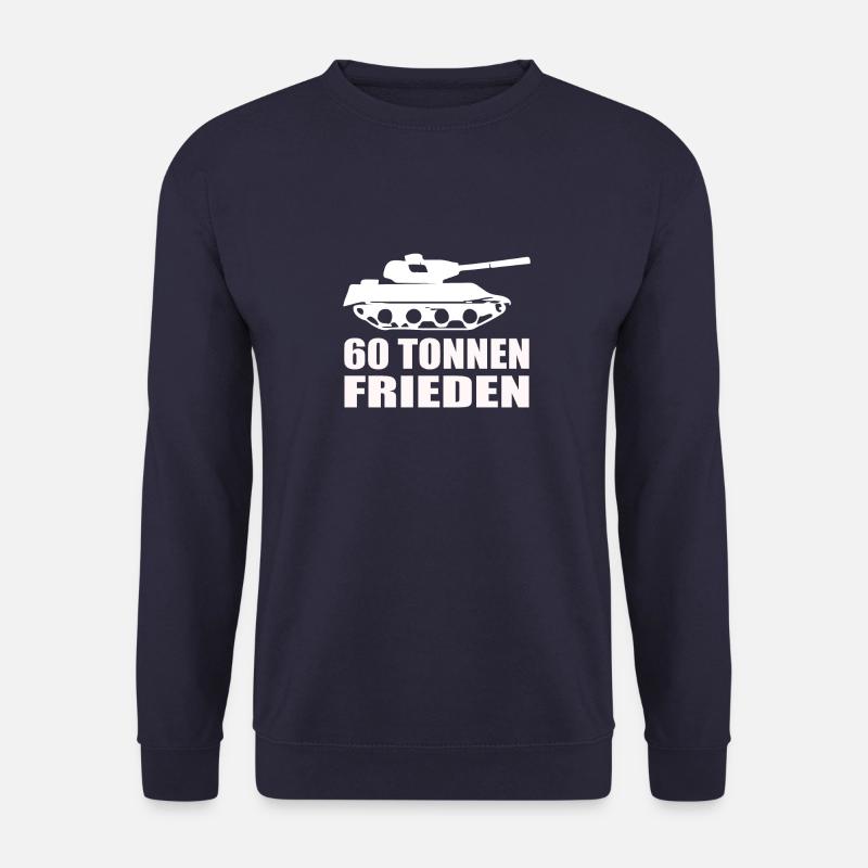 Lustiges Panzerfahrer Leopard Panzer - Unisex Pullover - Navy
