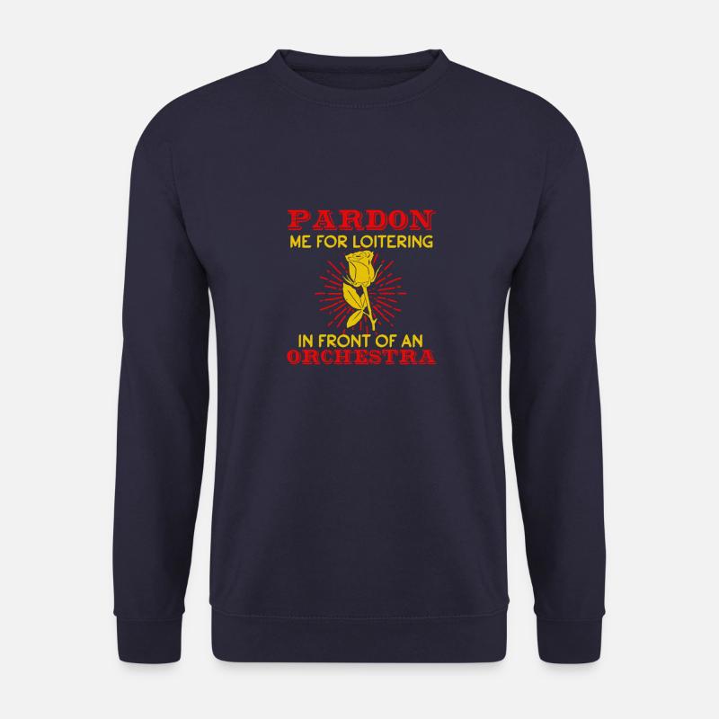 VERZEIHEN SIE MIR, DASS ICH VOR ANARCHESTRA HERUMLUNGERE - Unisex Pullover - Navy