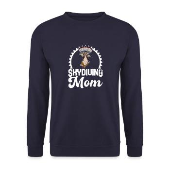 Skydiver Skydiving Catdiver paraglider Freefly - Unisex Pullover - Navy - Vorne - Alina (178cm) & Michal (187cm)