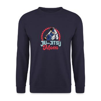 Brasiliansk BJJ Jiu Jitsu Piger Kampsport - Unisex sweater - marineblå - Foran - Alina (178cm) & Michal (187cm)