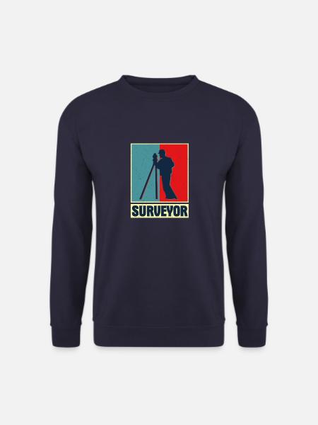 Landvermesser Beruf Surveying Vermesser - Unisex Pullover - Navy
