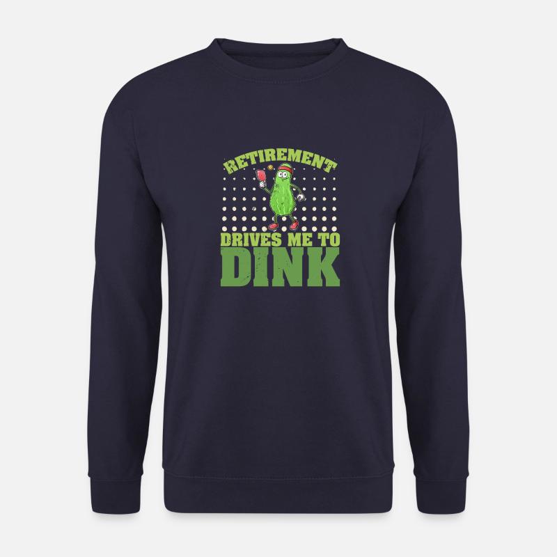 Pickelball Gurke Pickle Schläger Geschenk - Unisex Pullover - Navy