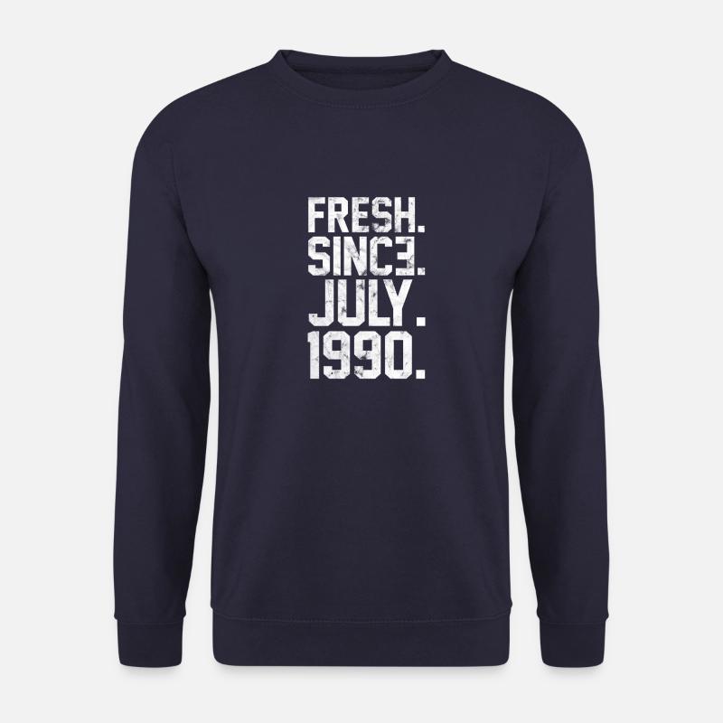 Millésime juillet 1990 - Sweat-shirt Unisexe - marine