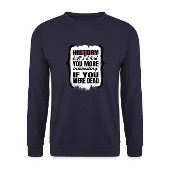 Histoire afro-américaine Fierté afro-américaine - Sweat-shirt Unisexe - marine - Devant - Alina (178cm) & Michal (187cm)