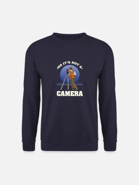 Surveyor profession Theodalite Geodesy - Unisex Sweatshirt - navy