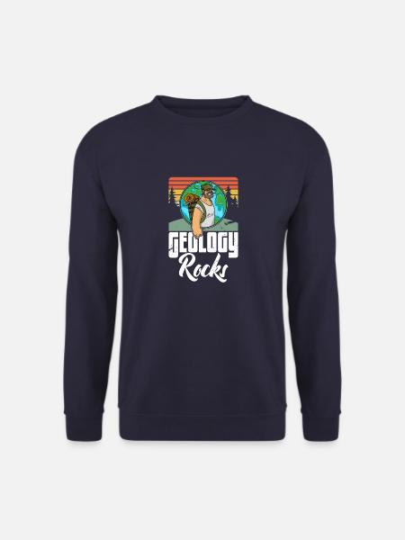 Geologe Beruf Geologie Steine Studium Spruch - Unisex Pullover - Navy