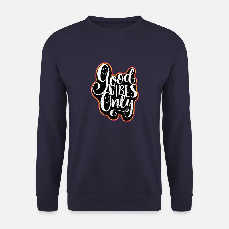 Good Vibes Only - Unisex Pullover - Navy