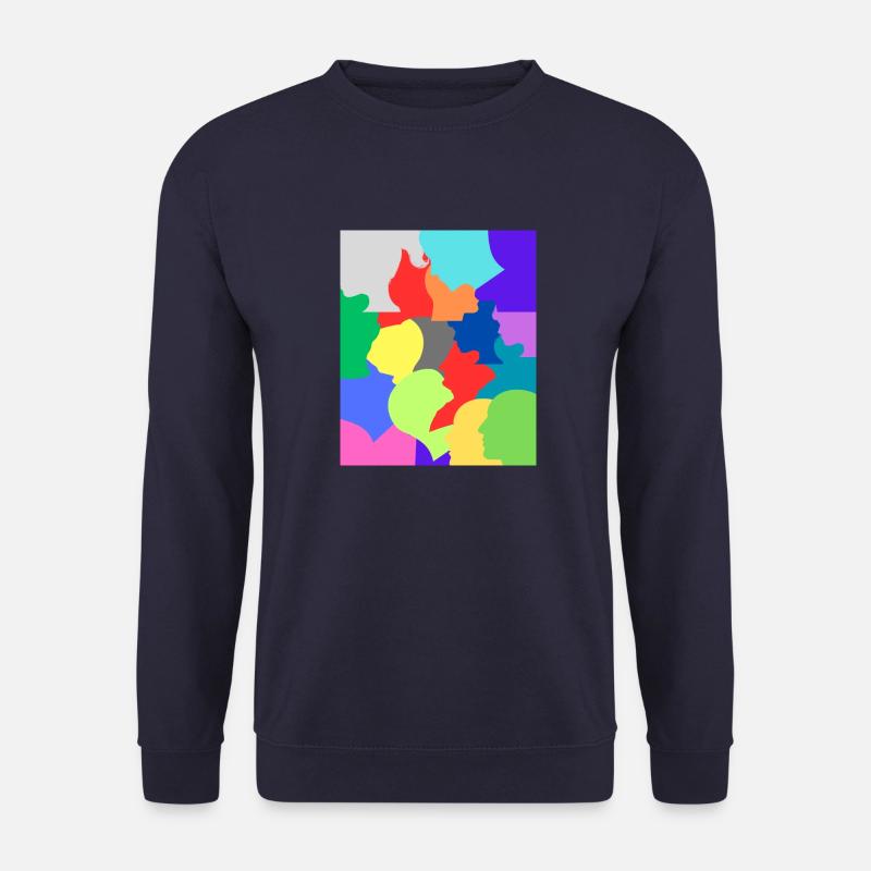 Bunter Schwindel. - Unisex Pullover - Navy