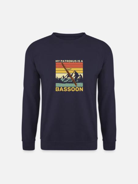 Musiker Bassoon Fagott Blasinstrument Spruch - Unisex Pullover - Navy