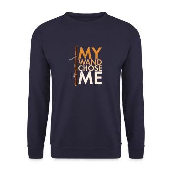 Fagott Klarinette Musik Musiker Orchester - Unisex Pullover - Navy - Vorne - Alina (178cm) & Michal (187cm)