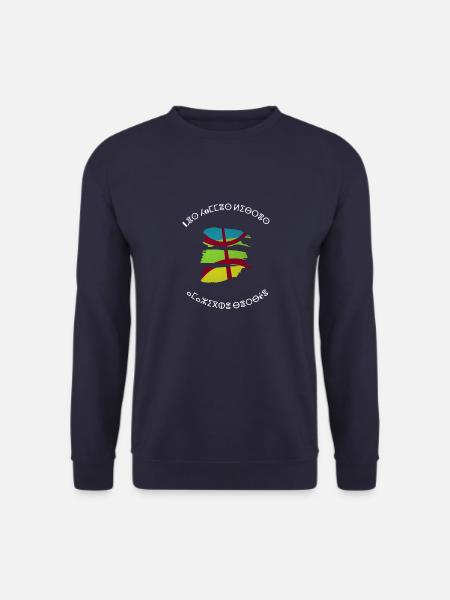 kabyle T-shirt graffiti Le Printemps berbère - Sweat-shirt Unisexe - marine