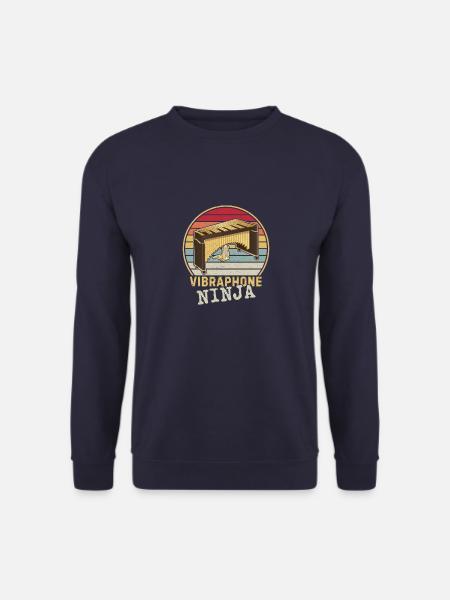 Vibraphone musician percussion instrument music - Unisex Sweatshirt - navy