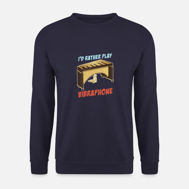 Vibraphone Percussion Marimba Musiciens - Sweat-shirt Unisexe - marine