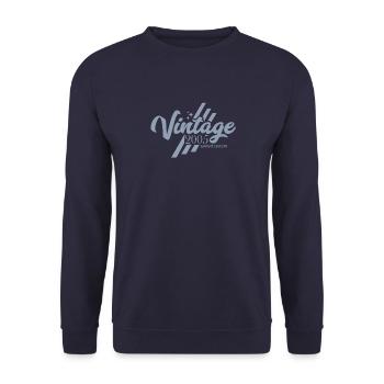 Millésime 2005 Anniversaire Dictons - Sweat-shirt Unisexe - marine - Devant - Alina (178cm) & Michal (187cm)