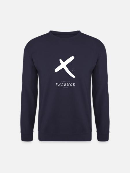 Cross Design - Unisex Pullover - Navy